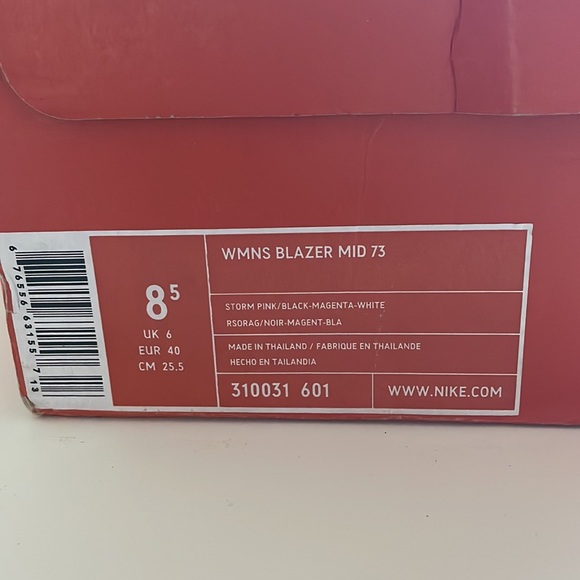 2004 WMNS Nike Blazer Mid ‘Miss Piggy’ Size 8.5 - Picture 9 of 10